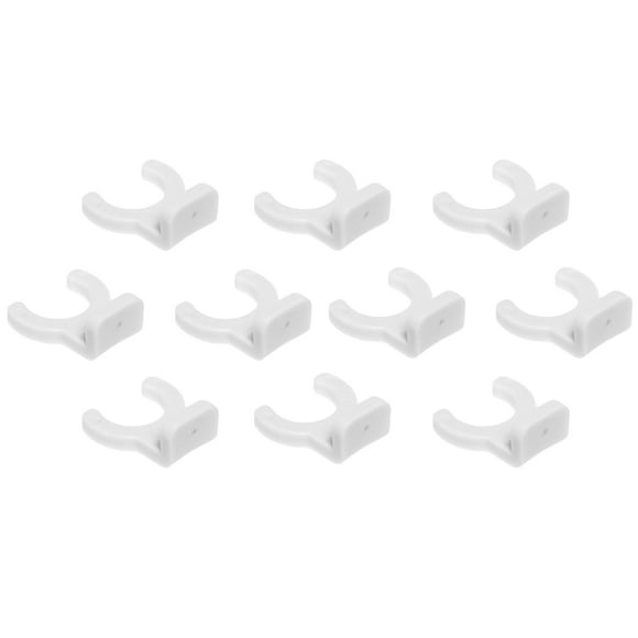 Creative Hobbies White Plastic Mounting Bracket For Night Light Shade - Clips Onto Night Light Module Base - Pack Of 10