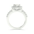 thumbnail image 5 of Heart Shape 4 Carat IGI Certified Lab Grown Diamond Ring | 14K White Gold | Vionna Round Halo Lab Diamond Engagement Ring | FG-VS1-VS2 Quality Friendly Diamonds, 5 of 5