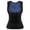 Black, variant on Women's Hot Sauna Workout Waist Trainer Vest Corset Trimmer Belt Sweat Slimming Body Shaper