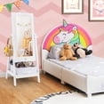 thumbnail image 2 of Gymax Kids Freestanding Full Length Dressing Floor Mirror w/ Shelf Storage Bin White, 2 of 10
