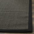 thumbnail image 4 of Safavieh Natural Fiber Collection NF441D Border Sisal Area Rug, 4 x 6, Charcoal / Charcoal, 4 of 4