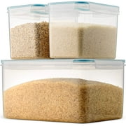 Komax Biokips Rice Containers, Large Rice Storage Containers, Set-of-3