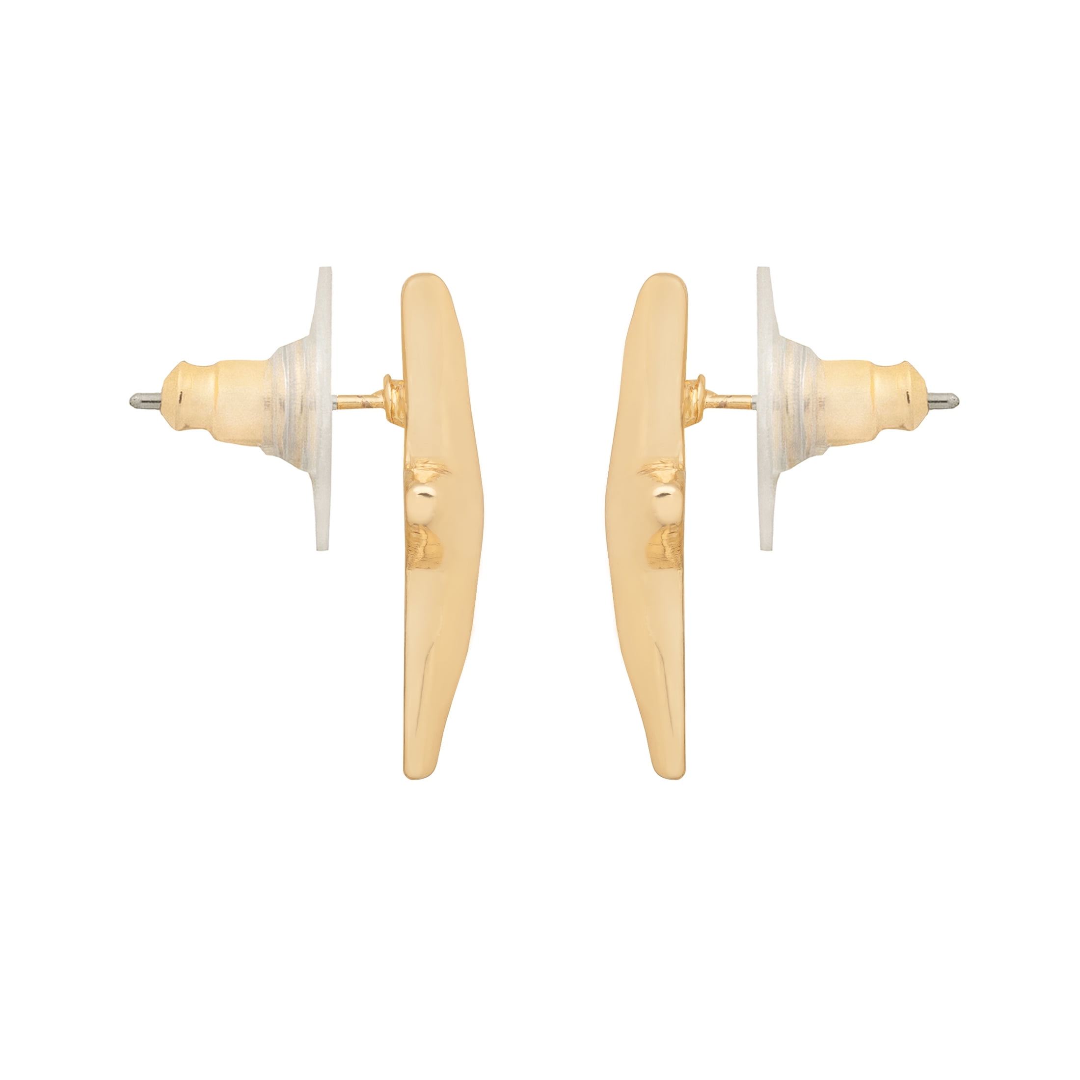 Time and Tru Women's Gold Tone Starfish Stud Earrings