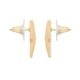 thumbnail image 4 of Time and Tru Women's Gold Tone Starfish Stud Earrings, 4 of 5