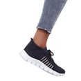thumbnail image 5 of DYMADE Women's Lightweight Lace Up Breathable Mesh Flat Knit Sneaker Shoes, 5 of 5
