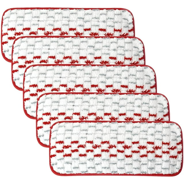UJONGE 5 PCS Washable Microfiber Spray Mop Refills For Vileda Mop Head Refill Compatible with O-Cedar ProMist, Spray Replacement Mop Pads Replacement Head