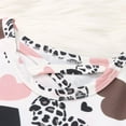 thumbnail image 7 of Toddler Kids Girls Valentine's Day Heart Leopard Princess Dress Clothes, 7 of 7