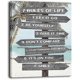 thumbnail image 1 of z Inspirational Quotes Wall Decor - 7 Rules of Life Modern Mot-yezhiaaa391, 1 of 1