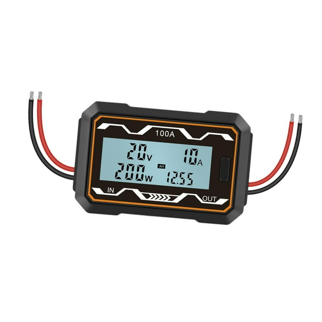 Medidor de vatios, analizador de potencia, amperímetro, medidor portátil, medidor multifunción de , multímetro para RC Hobby, vehículos eléctricos, 100A