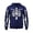 Blue, variant on JIAYUE Men Halloween Sweatshirt Skeleton Graphic Print Baggy Pullover Hoodies for Fall Holiday Party Activities