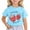 Sky Blue, variant on Hiijoy Big Girls Graphic T-Shirt Strawberry Print Short Sleeve Tshirt Summer Casual Tee