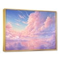 thumbnail image 2 of Designart "Whimsical Cloud Scenery III" Sky Floater Framed Wall Art Living Room, 2 of 5