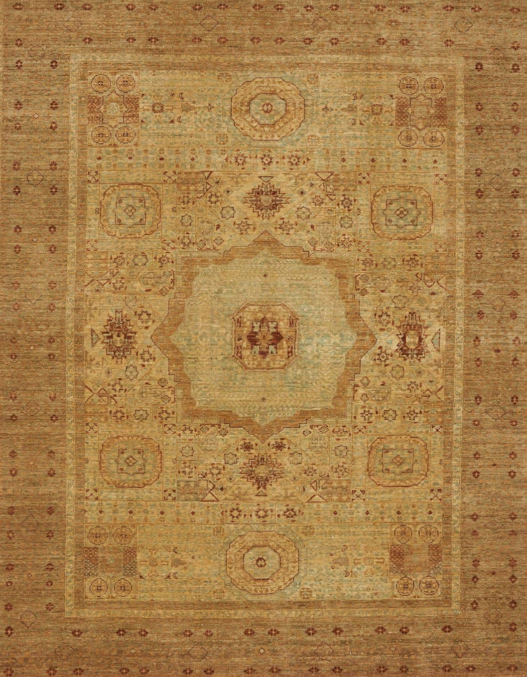Ahgly Company Indoor Rectangle Abstract Sedona Brown Abstract Area Rugs ...