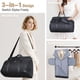 thumbnail image 2 of Bolsa de lona Tonyeee, convertible, 3 en 1, plegable, negra, 2 of 8