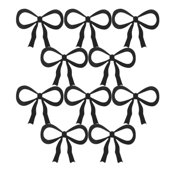 WEUVEB 20Pcs Acrylic Cocktail Markers With Black Color For Wine Glass Marking At Parties