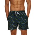 thumbnail image 1 of Siwmwear-bañador de playa de secado rápido para hombre, traje de baño con estampado de piña y bolsillo Fivean unisex, 1 of 2