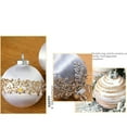 thumbnail image 4 of 6 Pcs Silk Christmas Ball Decorations, Satin Christmas Tree Ornaments, Luxury Vintage Hanging Christmas Home Decor for Xmas Holiday Wedding Party Decoration, 4 of 6