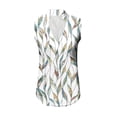 thumbnail image 5 of ALLLIST Green Womens Summer Tops Sleeveless V-Neck Floral Basic Tank Tops Womens Tank Top XXXL, 5 of 5