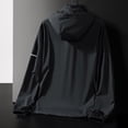 thumbnail image 4 of Levmjia Men's UPF50+ Sun Protection Hoodie Nylon Spandex Lightweight Jacket Quick-Dry Outdoor Windbreaker Fishing Hiking Skin Coat Breathable Hooded Jacket M-5XL, 4 of 8