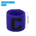 thumbnail image 2 of Captain Armband Adjustable Elastic Soccer Captain's Arm Band, Blue, 5 Pack, 2 of 5