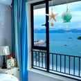 thumbnail image 6 of YIDEDE Hot Melt Glass Shell Starfish Pendant Ocean Wind Chime Pendant Home Decoration, 6 of 11