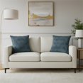 thumbnail image 2 of Blue My Mind Sutter 19" Square Chenille Throw Pillow - Pacific Navy in Set of 2, 2 of 6