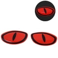thumbnail image 1 of Calcomanía Reflectante de Parachoques Patrón Ojo de Diablo Rojo Fluorescente para Decoración Personalizada de Vehículos, 1 of 1