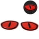 thumbnail image 1 of Calcomanía Reflectante de Parachoques Patrón Ojo de Diablo Rojo Fluorescente para Decoración Personalizada de Vehículos, 1 of 1