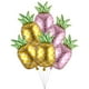 thumbnail image 2 of Juego de 6 globos de piña para decoración de fiesta hawaiana, globos de aluminio, suministros para fiestas., 2 of 8