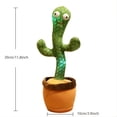 thumbnail image 3 of Peluche de cactus bailarín, juguete de cactus que canta y baila, 3 of 4