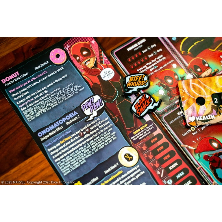 Marvel Dice Throne: Deadpool Deluxe Expansion Board Game, by USAopoly -  Walmart.com