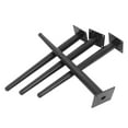thumbnail image 6 of WHAMVOX 4pcs Universal Furniture Leg Replacement Mid-Century Style Metal Table Legs Conical Furniture Replacement Legs For Sofa Cabinet Table Chair, 6 of 8