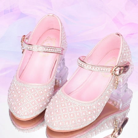 

8QIDA Sandals for Boys Size 2 New Spring and Autumn Baby Performance Leather Shoes for Little Girls High Heels Matching Dress Children s Shoes 35