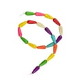 thumbnail image 4 of 15 Pulgadas Spacer Sueltas Turquesa Multicolor DIY Joyería de Manera, 4 of 5
