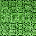 thumbnail image 1 of Ahgly Company Indoor Square Oriental Green Modern Area Rugs, 3' Square, 1 of 4