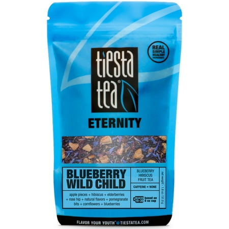 Tiesta Tea Eternity, Blueberry Wild Child, Loose Leaf Herbal Tea Blend, Caffeine Free, 1.8 Ounce (Best Organic Loose Leaf Tea Brands)