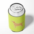 thumbnail image 4 of Carolines Treasures BB3797CC Yellow Labrador Retriever Checkerboard Green Can or Bottle Hugger, 4 of 5
