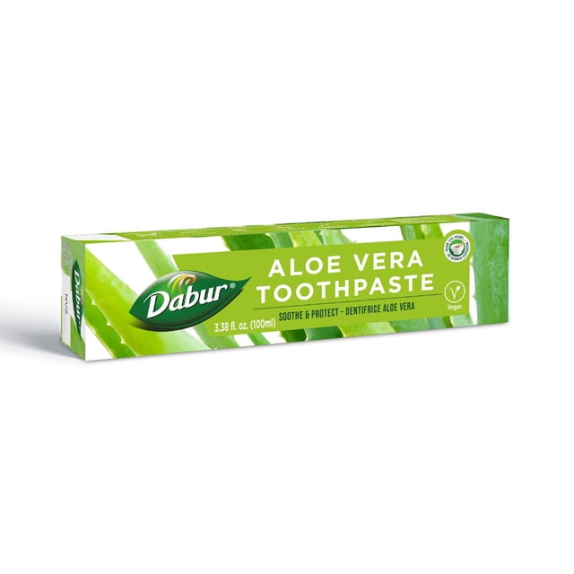 Pasta de Dientes Herbal Dabur Cuidado Oral Sin Flúor 100 ml x3