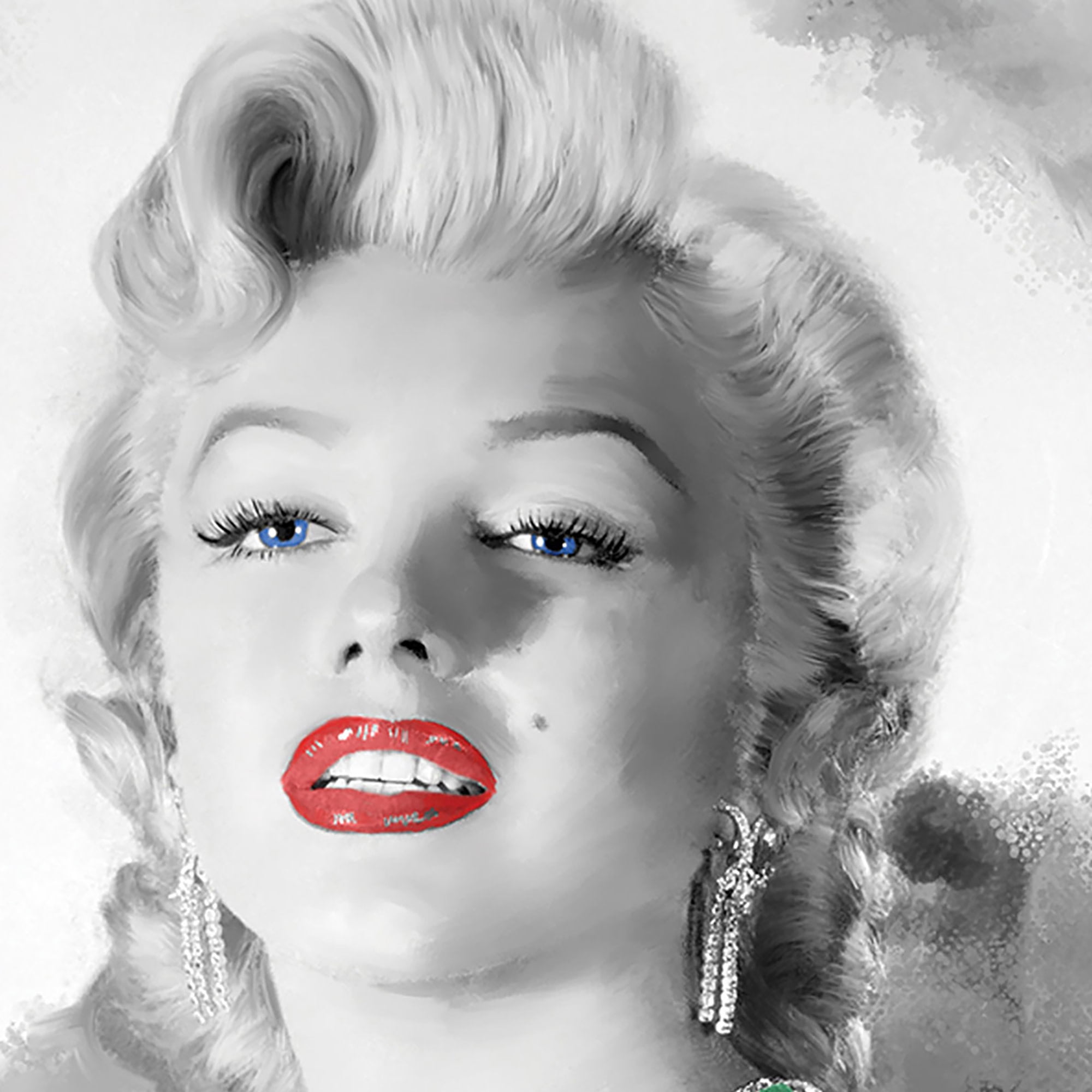 Pyramid America: Marilyn Monroe: Diamonds Best Friend - 11x17 Poster Print - Iconic Hollywood Celebrity Artwork, Licensed Wall Decor, Fan Collectible