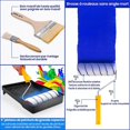 thumbnail image 3 of Paint Roller Kit 9 Inch And 4 Inch 25 Pcs With Paint Tray And Brush For Painting Walls And Ceilings, 3 of 5
