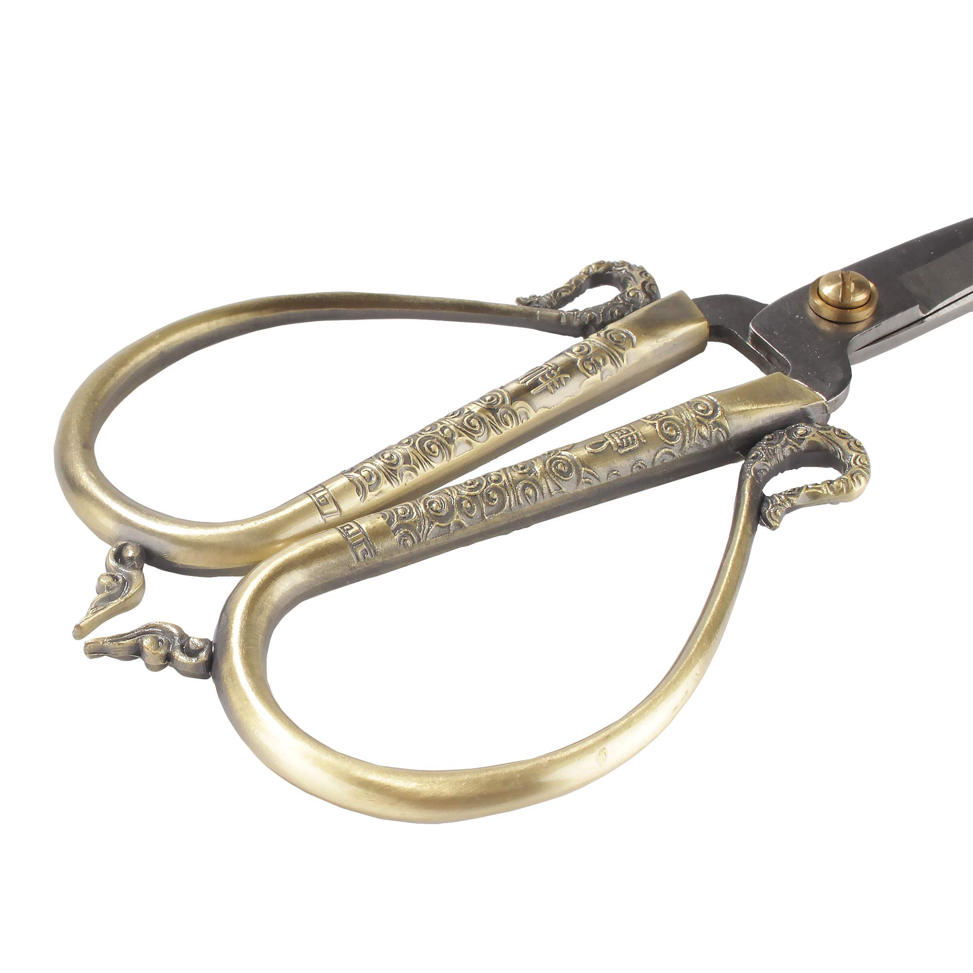JubileeYarn Classic Chinese Large Embroidery Craft Scissors - Bronze - 10 Pairs