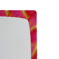 thumbnail image 2 of Ambesonne Pink Fitted Sheet, Surreal Patterns, Twin Size, Red Yellow, 2 of 2