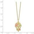 thumbnail image 2 of 10K Yellow Gold necklace with pendant Tri-color Black Hills, 2 of 2