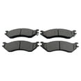 thumbnail image 2 of TRQ Rear Posi Ceramic Disc Brake Pads Set for Dodge Ram Pickup Truck New BFA73082 Fits select: 2006-2008 DODGE RAM 1500, 2001-2008 DODGE RAM 2500, 2 of 6