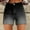 Black, variant on GZWYHT Jean Shorts Shorts for Women Womens Casual High Waist Denim Shorts Relaxed Fit ArtRetro Printed Floral Shorts With Pockets Running Shorts Lounge Pants Women Black L
