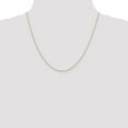 thumbnail image 5 of Auriga Fine Jewelry 14K Rose Gold 1.0mm Cable Chain Necklace 24inch for Women, 5 of 6