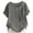 Gray, variant on fatyb Girls Summer Tops Short Sleeve Round Neck Casual Shirts Loose Lightweight Beach Blouses for Kids