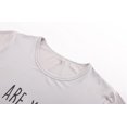 thumbnail image 3 of Pyjama d'Été pour Femmes 2 Pcs Mignon Chat, Gris, 3 of 5