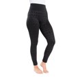 thumbnail image 2 of MUK LUKS Women's 4" High Waisted Fleece Lined Leggings, 2 of 4