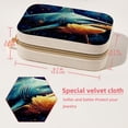 thumbnail image 5 of Starry Shark Portable Velvet Jewelry Stand Organizer Box with Removable Compartment - Gift, Jewelry Display, 5 of 7